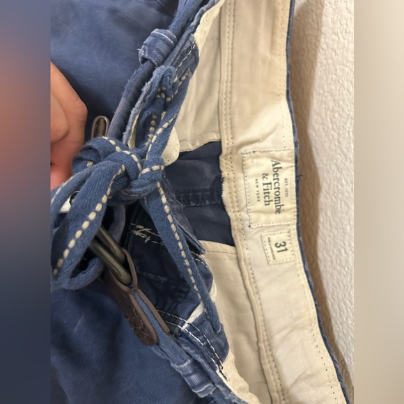Abercrombie & Fitch Blue Cargo Shorts - Picture 10 of 11
